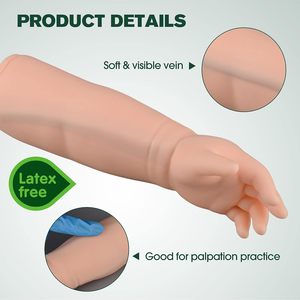 Pediatric IV Simulação Arm Kit Medical Science <span class=keywords><strong>Phlebotomy</strong></span> Practice Kit para Venipuncture Habilidades e Treinamento de Injeção - Product Image 4