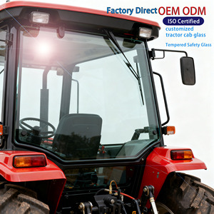 MINGXIN OEM ODM <span class=keywords><strong>Vetro</strong></span> Temperato e Finestrino <span class=keywords><strong>Laterale</strong></span> in Lega di Alluminio di Ricambio per Cabina Trattore, Dimensioni Personalizzate, Modello XCMG Hanvan - Product Image 1