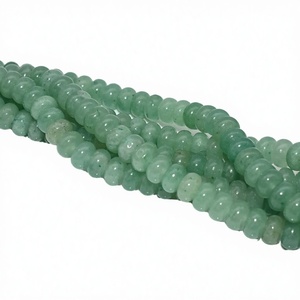 Cuentas de Aventurina Verde Natural, Forma Redonda Lisa, 8mm, Hechas a Mano, para la Elaboración de Joyería - Product Image 3