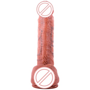Dildo sexuel souple 2-en-1 écologique, design ergonomique, réaliste, fonction de pulvérisation, 100% étanche, 480g, jouet pour adultes pour la masturbation féminine - Product Image 5