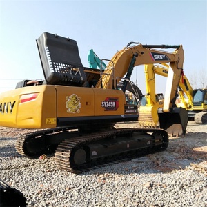 Excavatrice d'<span class=keywords><strong>occasion</strong></span> SANY SY245H SY245 bien entretenue, moteur C12, cabine ROPS à amortissement 6 points, écran tactile intelligent 10 pouces - Product Image 3