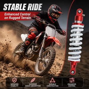 <span class=keywords><strong>Amortisseur</strong></span> arrière réglable de 330 mm, adapté aux motos, motocross, quads - Product Image 4