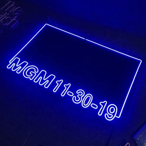 Panneau lumineux fluo flexible à led, personnalisé, <span class=keywords><strong>rose</strong></span>, pour l'intérieur, 1 pièce, signalisation publicitaire, <span class=keywords><strong>néon</strong></span> - Product Image 2