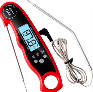 <span class=keywords><strong>Thermomètre</strong></span> numérique à double <span class=keywords><strong>sonde</strong></span> en acier inoxydable, affichage instantané, haute précision, fonction d'<span class=keywords><strong>alarme</strong></span>, <span class=keywords><strong>thermomètre</strong></span> pour <span class=keywords><strong>four</strong></span> - Product Image 1