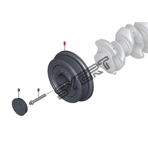 POLEA DE CIGÜEÑAL 11237823191 de stock de fábrica para <span class=keywords><strong>BMW</strong></span> 116D 118D 120D <span class=keywords><strong>316D</strong></span> 318D 320D 520D E60 X1 X3 <span class=keywords><strong>N47</strong></span> B1C - Product Image 2