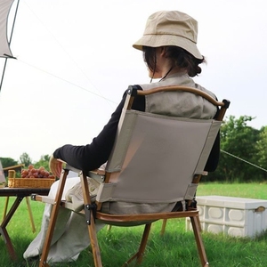 Chaise pliante portable de camping en plein air, chaise en tissu Oxford ultra-légère de haute qualité pour pique-nique, pêche, camping - Product Image 2