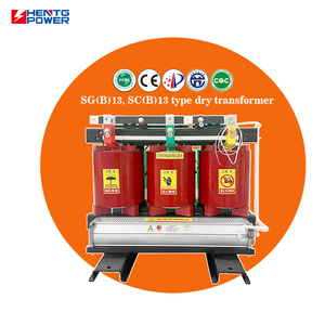 Hentg Scb10 200kva khô loại ba giai đoạn 10KV Điện áp đầu vào 50Hz tần số đồng nhôm quanh co điện biến áp - Product Image 1
