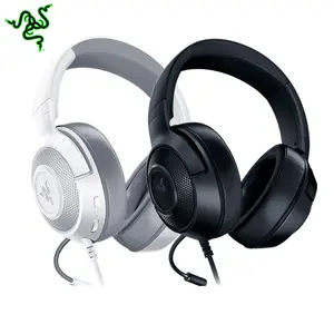 Fone de ouvido razer kraken x com microfone, headset esportivo com som surround e multi-plataforma, com razer e som surround de 7.1