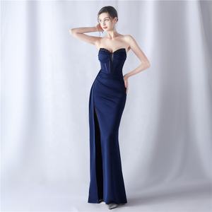 Vestidos Largos Rojos Formales para Niñas, Vestidos de Fiesta de Cumpleaños para Mujer, Vestido Verde Esmeralda Elegante con Abertura, Vestidos de Noche Azul Marino con Alas, Vestidos Negros - Product Image 3