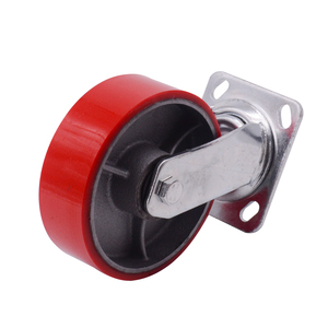 Roulettes industrielles en fonte de PU à <span class=keywords><strong>prix</strong></span> de gros, roulettes de 3 pouces à usage moyen avec capacité de charge de 200 kg - Product Image 4