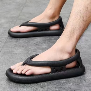 Chanclas de diseño exclusivo para el verano, con textura EVA tipo nube y propiedades antideslizantes, ideales para parejas con temática playera. - Product Image 2