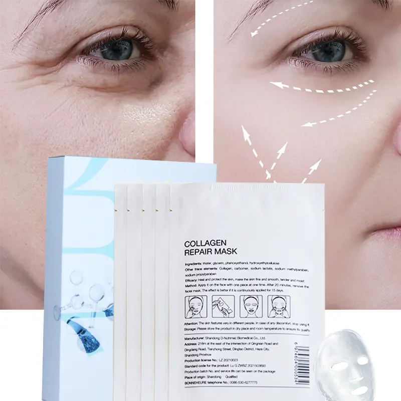 BONNEHEURE-Mascarilla facial de colágeno para el cuidado de la piel