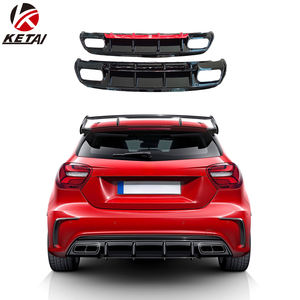 2016 accessoires de pare-chocs automobile de Style A45, diffuseur arrière pour BENZ W176 <span class=keywords><strong>AMG</strong></span> 2016-2018 - Product Image 2