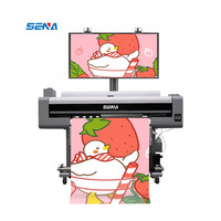 Idea de pequeña empresa Impresora de inyección de tinta UV 2023 CMYK Impresora de formato ancho para papel tapiz 3D textil Mantel de cuero de tela de pasta de coche