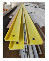 Profilé de canal en fibre de verre haute résistance / Canal en PRV pour escaliers et échelles / Formes structurelles en fibre de verre