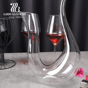 <span class=keywords><strong>Carafe</strong></span> en verre à <span class=keywords><strong>vin</strong></span> rouge, pour <span class=keywords><strong>Carafe</strong></span> à <span class=keywords><strong>vin</strong></span>, modèle personnel, avec large Base et point d'aération, cristal pureté claire, avec gobelet - Product Image 4