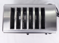 Grille-pain 6 tranches, machine de restauration commerciale, fabricant de grille-pain en acier inoxydable, fonction pop-up de luxe, design unique