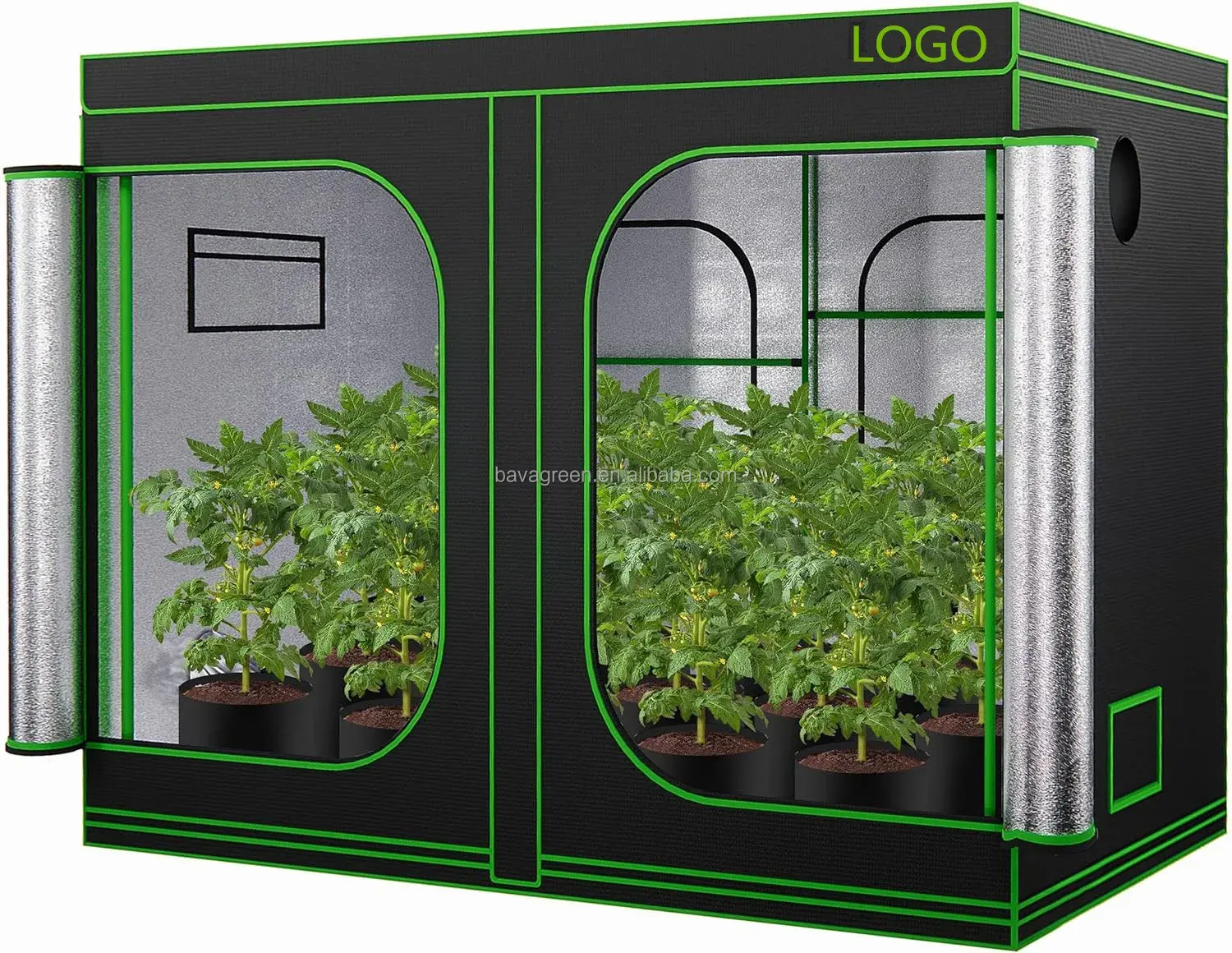 10ft hoàn chỉnh phản chiếu thủy canh phát triển lều cho cây con và nhân bản cây với Windows công cụ Túi