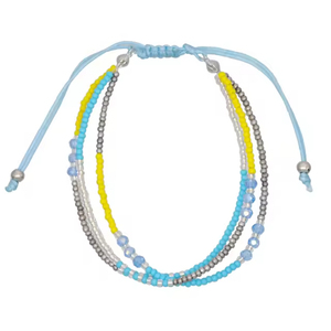 Bracelet d'amitié punk fait main en perles, ethnique et coloré, avec breloque en perles de rocaille, unisexe, idéal pour la plage ou comme cadeau – Grande Vente - Product Image 2