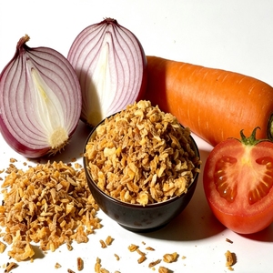 Meilleures frites d'<span class=keywords><strong>oignon</strong></span> croustillantes dorées pour garniture de <span class=keywords><strong>soupe</strong></span>, prêtes à l'emploi pour la restauration - Product Image 2