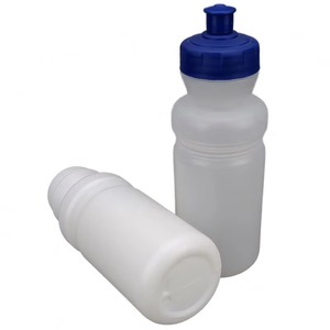 Échantillon gratuit, bouteille de shaker à protéines en plastique sans BPA avec logo personnalisé, 400 ml/600 ml, bouteille d'eau de sport et de fitness avec boule de mélange - Product Image 1