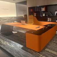 Table de bureau contemporaine pour PDG, directeur, patron, mobilier de bureau design exécutif