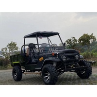 Véhicule tout-terrain 4x4 à refroidissement par eau avec remorque, chariot agricole et benne, idéal pour la plage - Offre spéciale