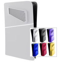 Plaque frontale coque de couverture de peau évents de refroidissement plaques de remplacement de protection pour PS5 Slim UHD DE Disc Edition Console de jeu