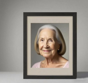 Khung ảnh kỷ niệm bằng gỗ tiên tiến, khung ảnh hồi tưởng thanh lịch, phù hợp với kích thước tang lễ có thể được tùy chỉnh - Product Image 3