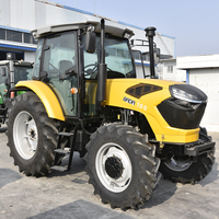 Chine marque machines agricole acheter tracteur taille 180/90 ferme 4x4 Mini 100hp climatisé 75 140 hp tracteur pour l'agriculture