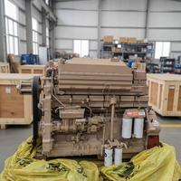 Moteur diesel d'origine CCEC KTA19 448KW 6 cylindres 19L pour concasseur de pierres et équipement minier lourd