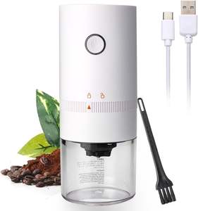 Mini Molinillo de Café Eléctrico Portátil Recargable por USB con Muela de Cerámica - Product Image 1