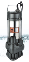Pompa Air Submersible Stainless Steel V750 2 Inch 1HP 0.75KW 220V Fase Tunggal 10M3/H 12M Head Dengan Kabel 7M 2860RPM