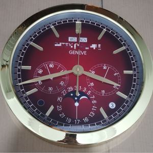 16 इंच की बैडू फेली आधुनिक धातु दीवार घड़ी उच्च परिशुद्धता उच्च-परिशुद्धता वाले उच्च-अंत एकल चेहरा घड़ी सूर्य आंदोलन - Product Image 1