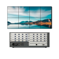 Orijinal AV İşlemcisi LED Video İşlemcisi 4x4 Video Duvar Kontrol Cihazı HDM I/DVI/DP/VGA Girişlerini Destekler OEM/ODM