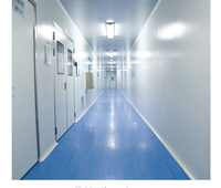 Salle Blanche Modulaire Moderne Norme GMP ISO 5-9 Classe Projets Outre-mer Solution Clé en Main Conception Personnalisée Laboratoires Hôpitaux Alimentation