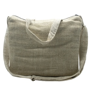 Bolso Bandolera Unisex para Portátil 100% Cáñamo, Estilo Casual para Oficina, Viajes y Moda, con Correa de Hombro Ajustable y Cierre de Cremallera - Product Image 2