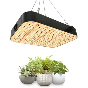 Dimmable 130 W LED Grow Lights Full Spectrum Đèn Thực Vật Đen Trong Nhà Nhà Kính Lều Phát Triển Hộp 130 Watt Cho Cây