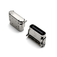 Fabricant OEM Échantillons gratuits pris en charge Bon prix Personnalisable USB Type-C 24 Broches Femelle SMT Monté Top PCB 6.75mm Connecteur