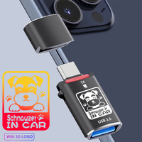 Eonline 3D OEM 2 en 1 lector de tarjetas USB3.0 a tipo C OTG para iPhone 15 Samsung Xiaomi teléfono Ipad TF tarjeta de memoria U lector de tarjetas de disco