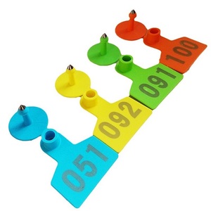 Nueva Etiqueta de oreja de animal Tarjeta de identificación láser llamativa para ganado Granja Ganado y equipo lácteo Etiquetas de pendientes de plástico - Product Image 2