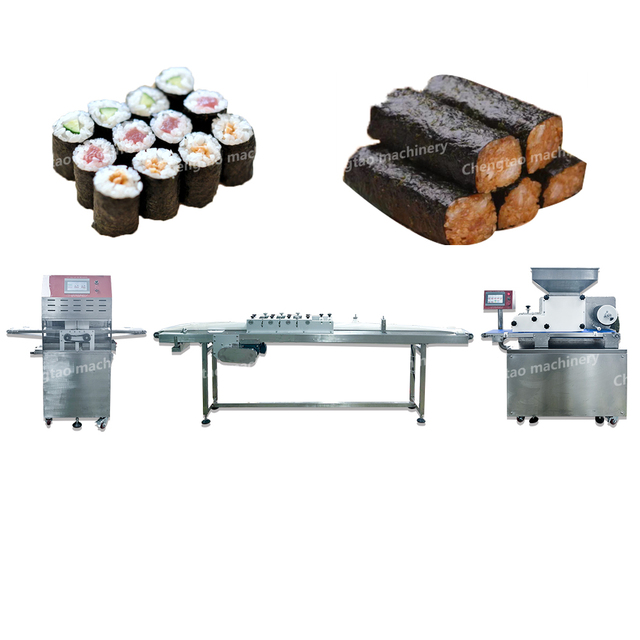 Chengtao Automatic Sushi Rice Roll Machine Big Capacity Sushi Roll Maker Industry Use Sushi Rolling Machine for Sale