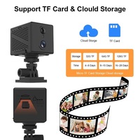 Caméra de surveillance domestique 4G LTE à faible consommation avec batterie 2200 mAh, mini caméra 5MP, carte SIM 4G, surveillance Wi-Fi et vision nocturne
