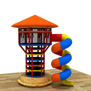 Parco giochi attrezzature bambini arrampicata all'aperto giochi sportivi torre ragno per bambini