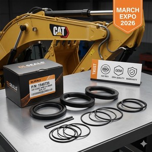 <span class=keywords><strong>Kit</strong></span> Guarnizioni DLSEALS 1540735 per Cilindro Braccio Escavatore CAT E320C, Qualità OEM, Riparazione Macchine Edili, Fornitura Expo Marzo 2026 - Product Image 4