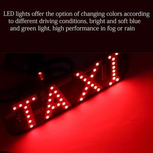 Taxi dấu hiệu <span class=keywords><strong>LED</strong></span> Đèn <span class=keywords><strong>LED</strong></span> dấu hiệu cho xe 2 màu có thể thay đổi taxi dẫn ánh sáng với DC12V xe sạc cho lái xe màu xanh màu xanh lá cây - Product Image 3