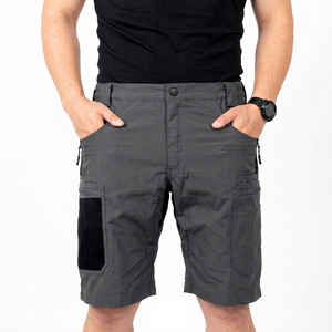 Pantalon de travail cargo utilitaire d'été pour homme, étiquette personnalisée, design multi-poches, genouillères renforcées, respirant, 90 % nylon, résistant à la chaleur - Product Image 1