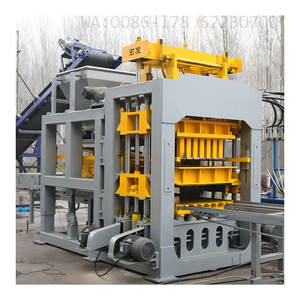 हाइड्रोलिक कंक्रीट ब्लॉक ईंट बनाने की मशीन थोक छूट के साथ Qt6-15 कस्टम समाधान को संचालित करना आसान - Product Image 6