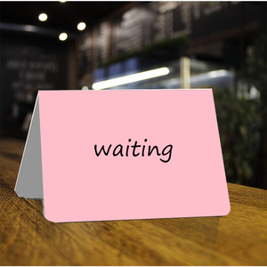 Pink Plastic <b>Table</b> <b>Card</b> 5x4 Inches Rectangle Cartoon Style For Party Birthday Decorations - Product Image 2