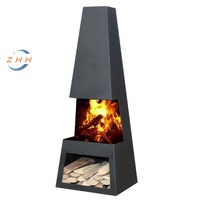 Durable et robuste, bol extérieur en acier corten rouille, poêle de patio, poêle de jardin, foyer, colonne de feu, sculpture de feu